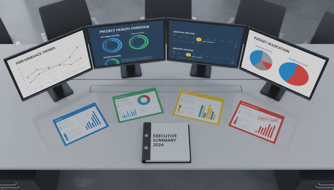 Executive reporting and stakeholder communication